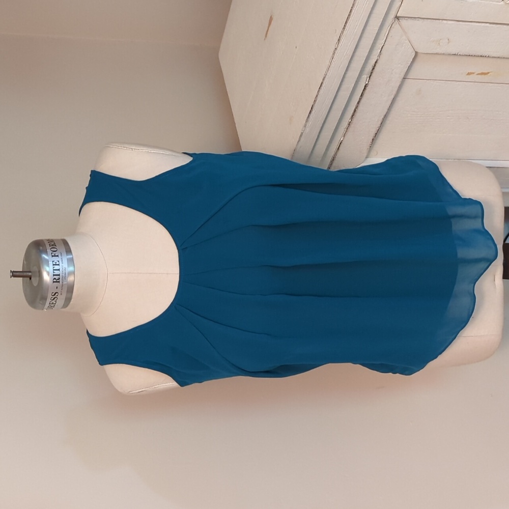 Flowy Teal Tank